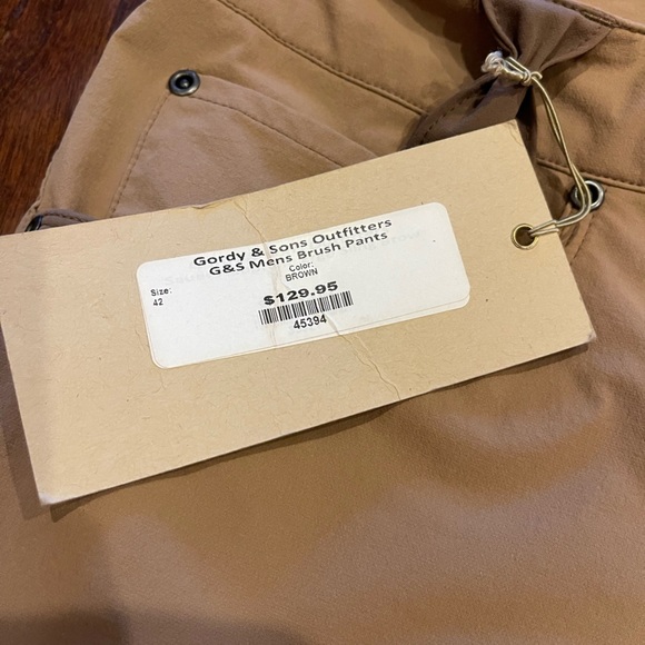 NWT G&S Guide Brush Pants Wheat Lightweight Field Pants size 42 - Picture 11 of 12